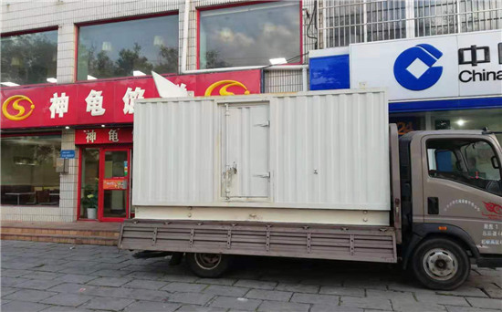 武汉出租发电机施工案例